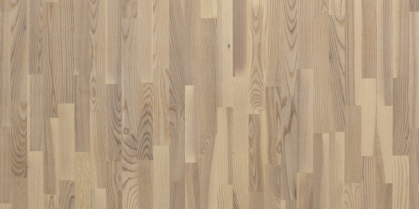 Паркетная доска Focus Floor ASH MISTRAL WHITE MATT 3S Ясень Кантри,, белый матовый лак